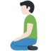 Twitter里的跪男:浅肤色emoji表情