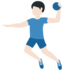 Twitter里的玩手球的男人：浅肤色emoji表情