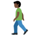 Twitter里的行走的男人:深色肤色emoji表情