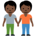 Twitter里的手牵手：深色肤色emoji表情