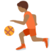 Twitter里的打球的人:中黑肤色emoji表情