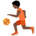 Twitter里的打球的人:深色肤色emoji表情