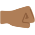 Twitter里的右拳：中黑肤色emoji表情