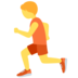Twitter里的跑步的人emoji表情