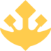 Twitter里的三叉戟徽章emoji表情