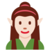 Twitter里的女精灵：浅肤色emoji表情