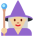 Twitter里的女法师：中浅肤色emoji表情