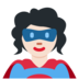 Twitter里的女超人:浅肤色emoji表情