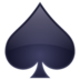 WhatsApp里的黑桃纸牌emoji表情