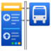 WhatsApp里的公交站emoji表情