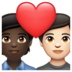 WhatsApp里的情侣: 成人成人较深肤色较浅肤色emoji表情