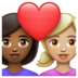 WhatsApp里的情侣: 女人女人中等-深肤色中等-浅肤色emoji表情
