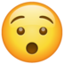 WhatsApp里的小困惑的脸emoji表情