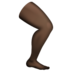 WhatsApp里的腿:深色肤色emoji表情