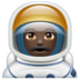 WhatsApp里的宇航员:深色肤色emoji表情