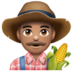 WhatsApp里的男农民:中等肤色emoji表情