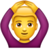 WhatsApp里的做“好”手势的男人emoji表情