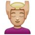 WhatsApp里的男士按摩:中浅肤色emoji表情