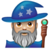 WhatsApp里的男法师:中等浅肤色emoji表情