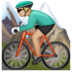 WhatsApp里的山地自行车:中浅肤色emoji表情