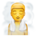 WhatsApp里的在潮湿的房间里的人emoji表情