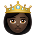 WhatsApp里的公主:深色肤色emoji表情