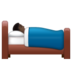 WhatsApp里的卧床者:深色肤色emoji表情