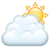 WhatsApp里的云后太阳emoji表情