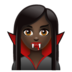 WhatsApp里的吸血鬼：深色肤色emoji表情
