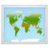 WhatsApp里的世界地图emoji表情