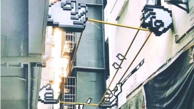 城中村的「emoji」装置，把大人小孩都逗乐了缩略图