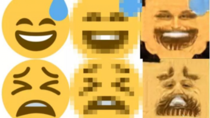 原本是用在人脸上的AI，拿去给Emoji提升分辨率，结果哈哈哈哈哈哈缩略图