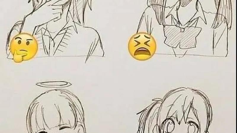 外国画师绘制32种“emoji表情拟人”，“哭笑不得”变成了少年？