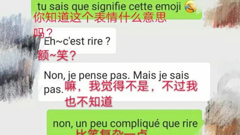 这些年被误解的emoji 法国友人：比中文还难学的，是中文emoji缩略图