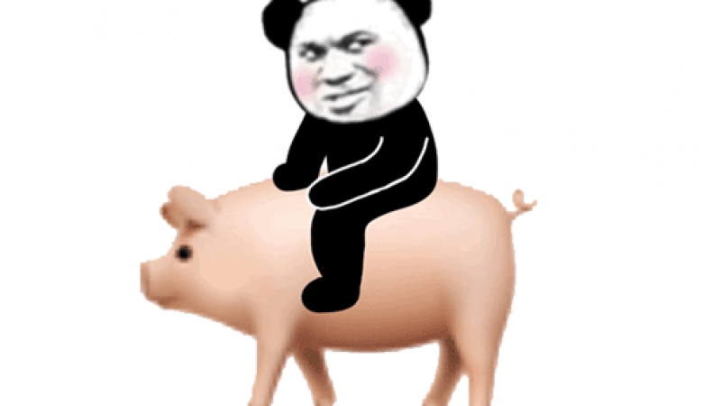 emoji表情包 | 熊猫头骑动物表情包缩略图