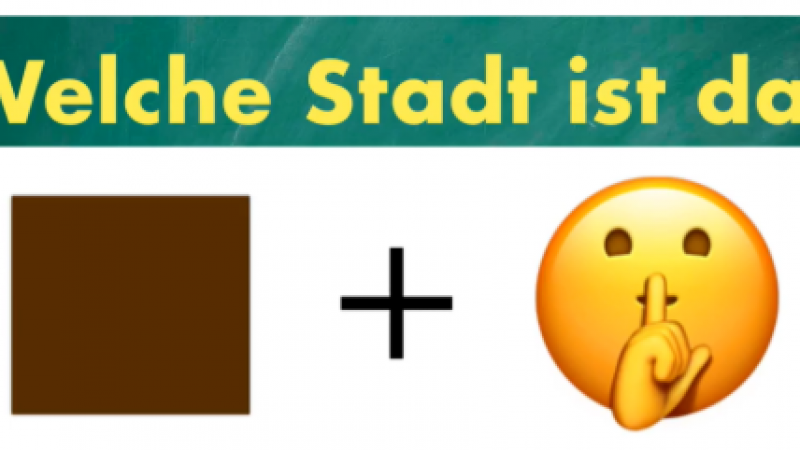 Emoji猜谜：这些德国城市名,你能猜出几个？