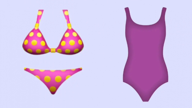 Emoji图库里有了比基尼，还需要连体泳衣吗？
