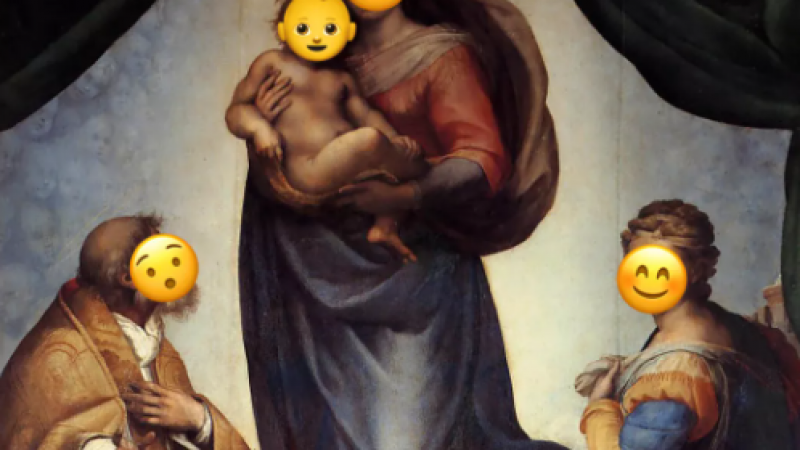 什么世界名画，人类的本质就是emoji！