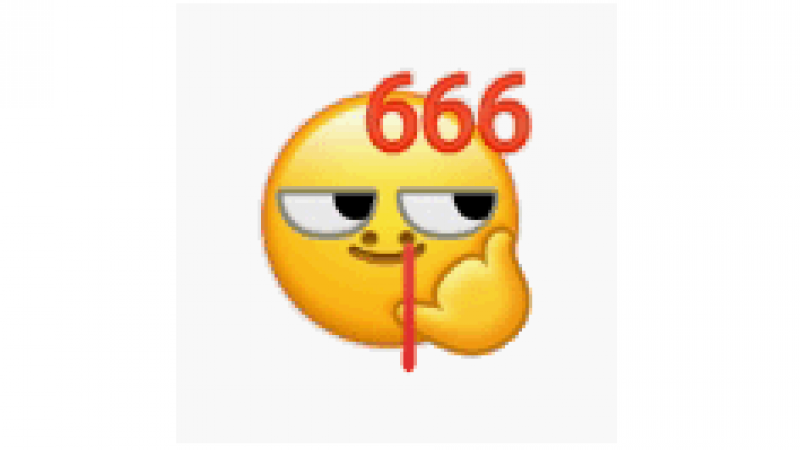 emoji表情包|流鼻血的小黄脸