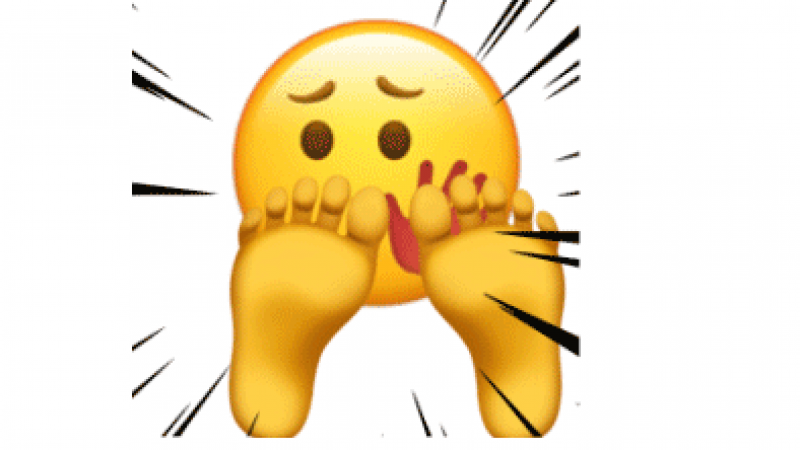 emoji表情包 | 超拽的大黄脸 动态表情包之踩脚系列